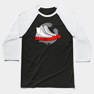 Egret Red Midsole Sneaker Baseball T-Shirt